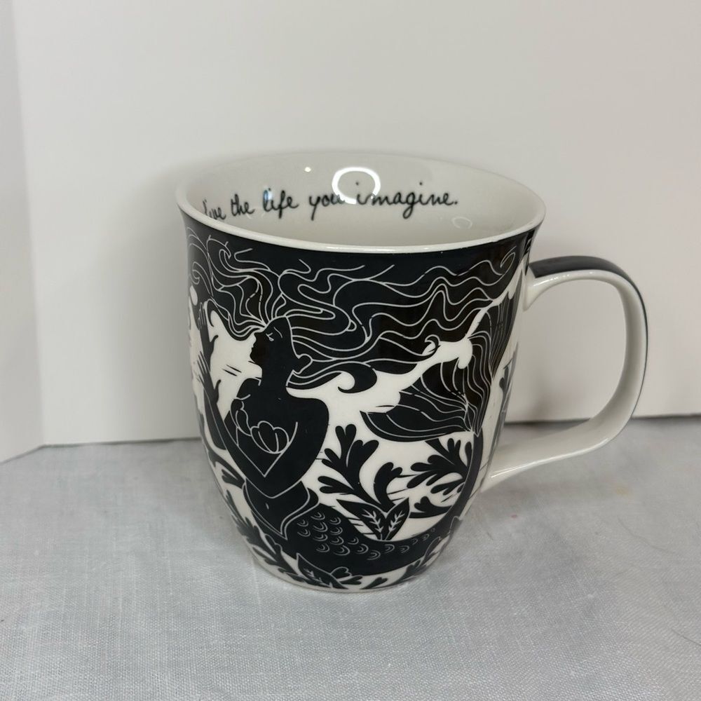 Karma Black and White Mermaid Mug